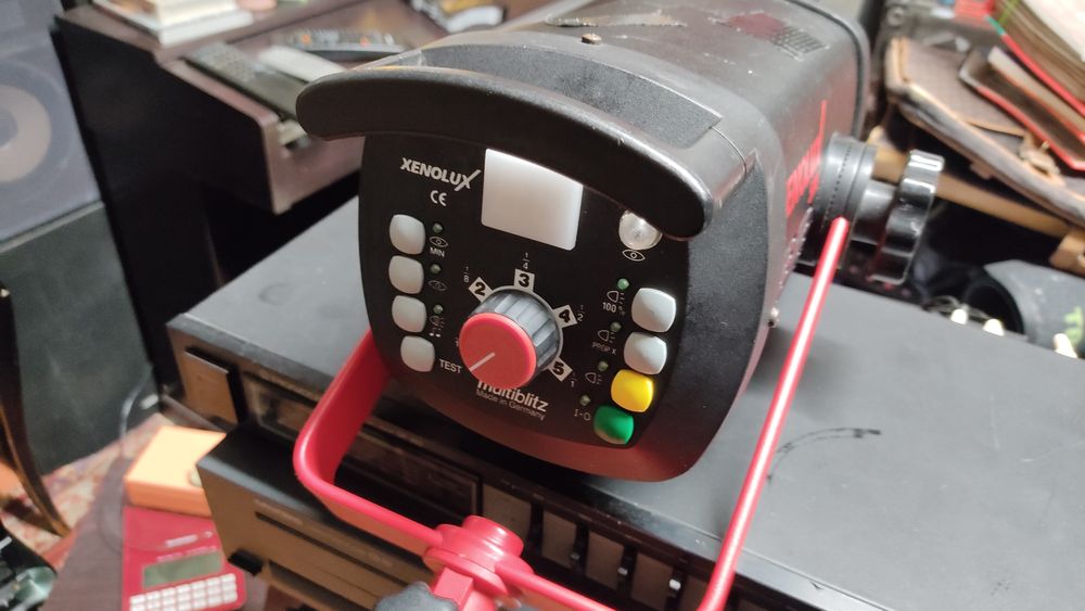 Cabeça flash estudio Multiblitz Xenolux 500