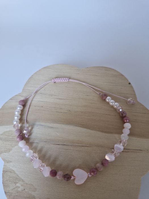 Prezent na Dzień Kobiet, Bransoletka z kamieni naturalnych,mini box