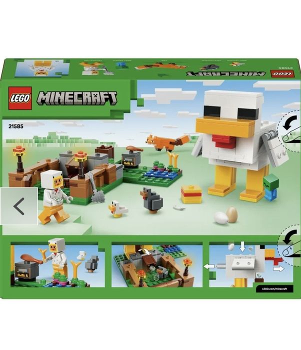 LEGO Minecraft, Farma kurczaków, 21585