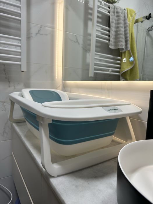 Banheira dobrável para bebe com espreguiçadeira de Vertbaudet