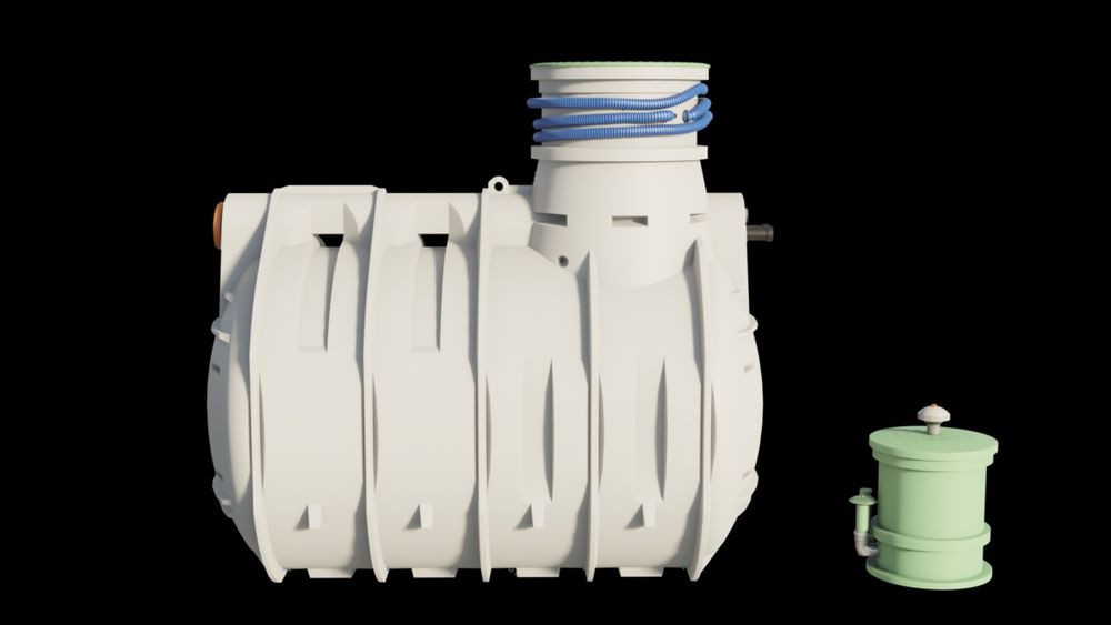 Oczyszczalnia Biologiczna Haba Bio Easy Flow MAX 5 Kompostownik