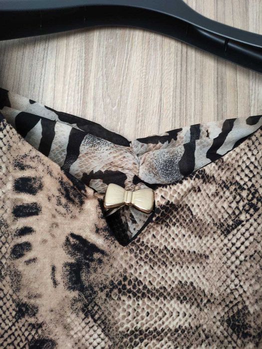 Sukienka imprezowa w wężowy wzór Bodyform Turcja rozmiar M
