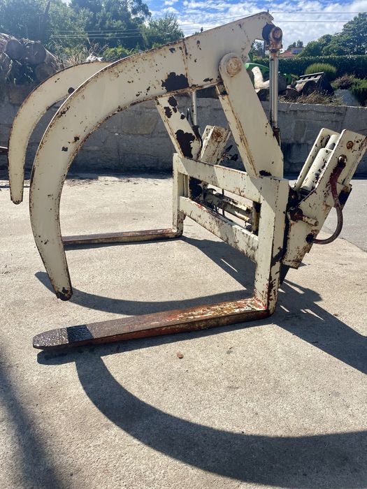 Pa carregadora Garfos hidraulicos