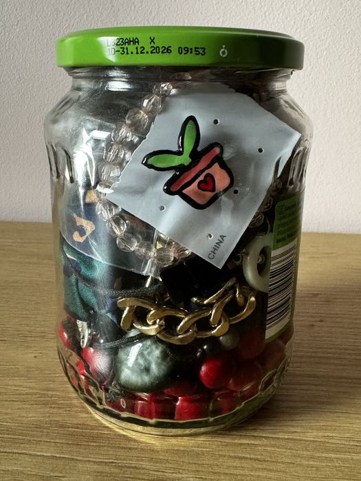 Mystery box słoik biżuterii