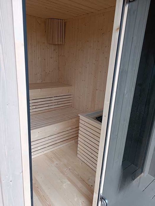 Sauna zewnętrzna ogrodowa Harma 250x300