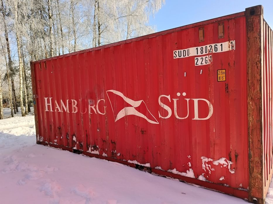 Kontener morski,magazyn 20' DC