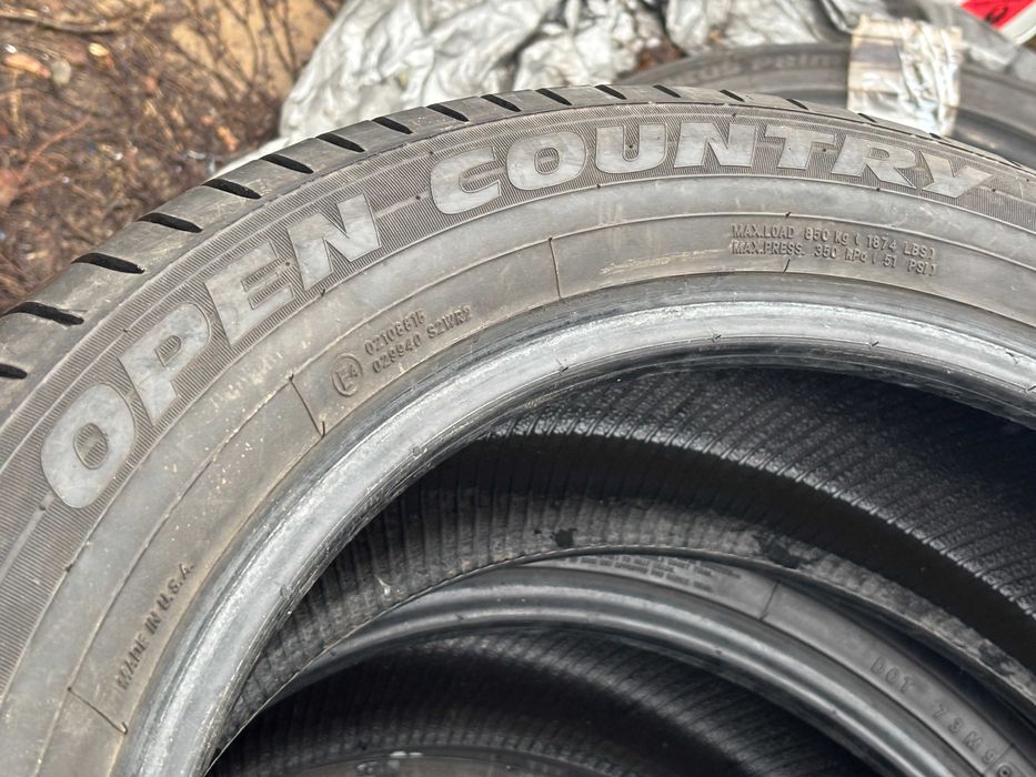 235-55-R20 TOYO OPEN COUNTRY комплект всесезонной резины GERMANY 2022
