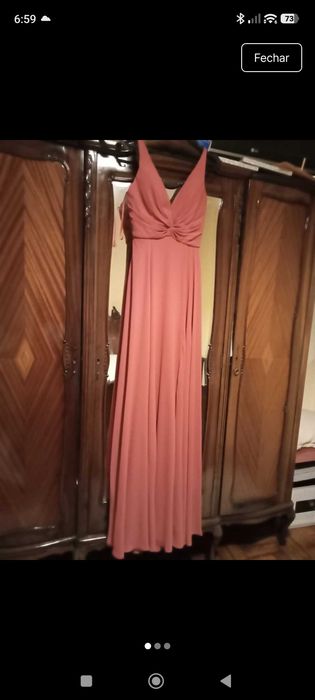 Vestido comprido de mulher