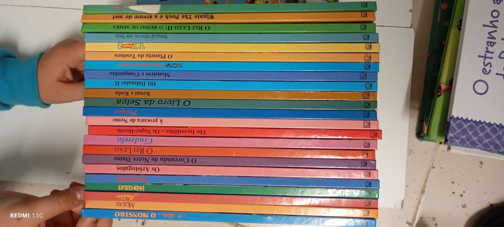 Livros coleção Disney, história, banda desenhada