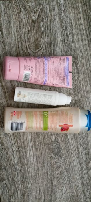 Zestaw kosmetyków balsamy + krem matujący