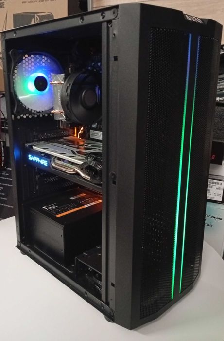 PC: Ryzen 5 1600AF/2600, AMD AM4 B450M, 16 GB DDR4, SSD NVMe, Radeon