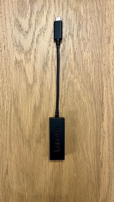ADAPTER LENOVO USB-C LAN Ethernet RJ45 Gigabit 1000 Mbps