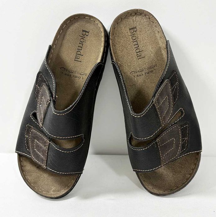 Buty klapki męskie brązowe Rozmiar 43