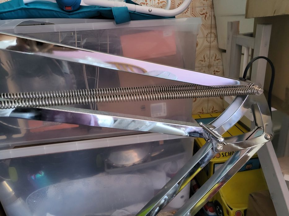 Candeeiro de pé inox