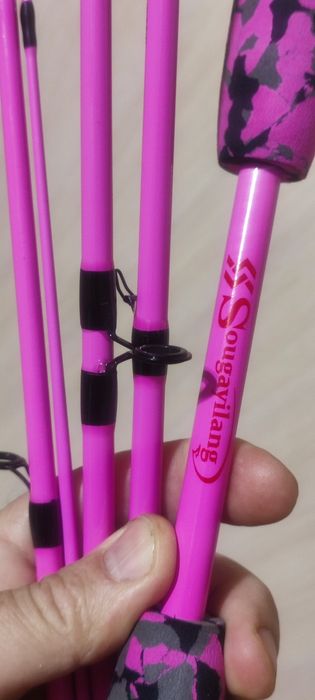 Кастінговий і спінінговий комплект,травел вудлище і катушка