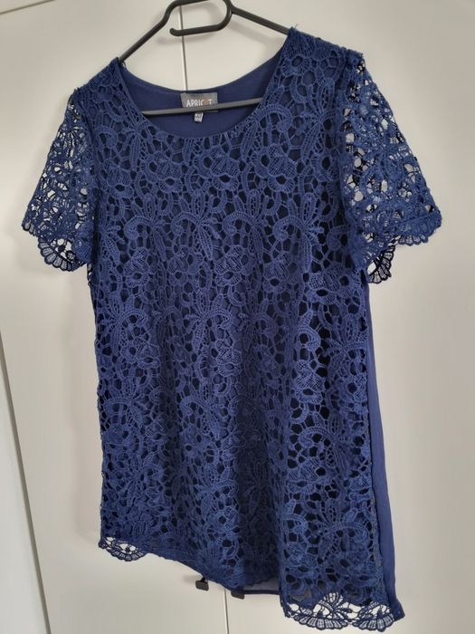 Tunika z gipiury granatowa roz M/L