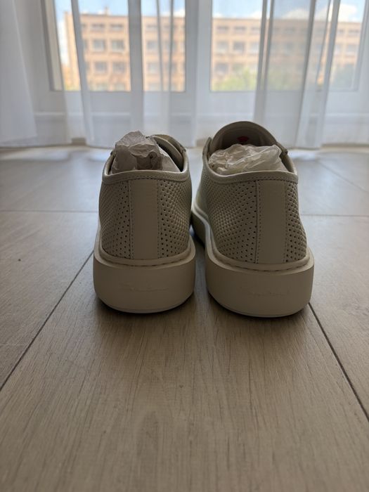 Кеди білі Santoni