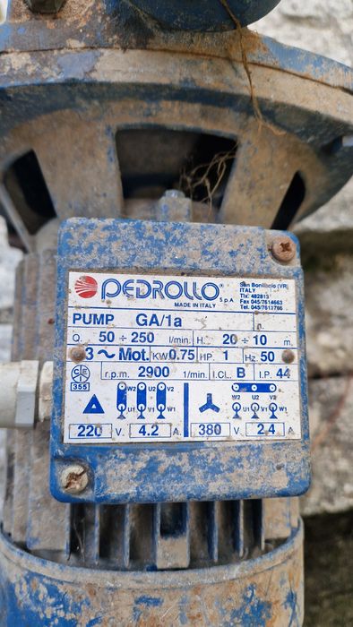 Eletrobomba Água Pedrollo 1"1/2