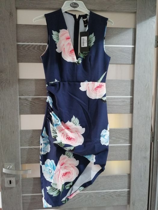 Sukienka xs/s asymetryczna nowa