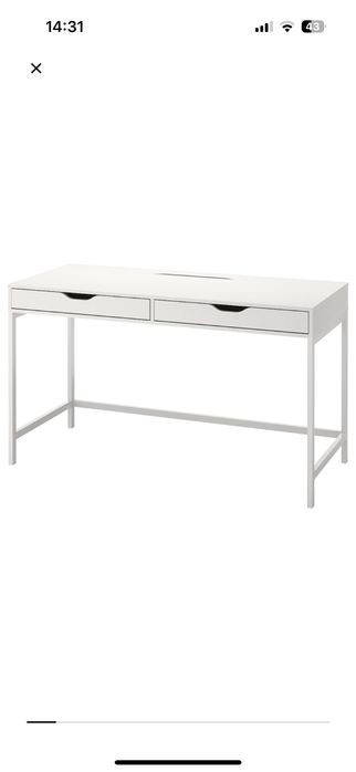 Biurko + komoda ALEX Ikea
