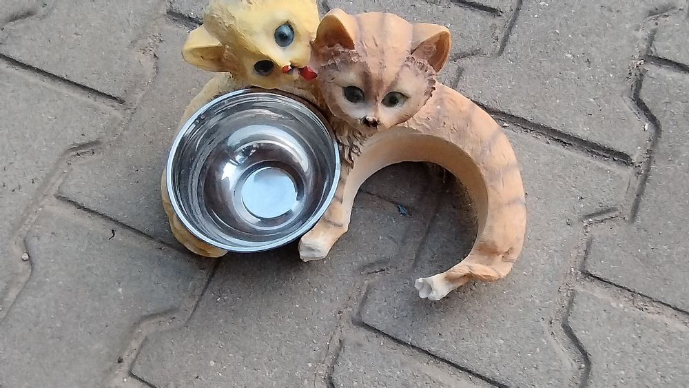 miska , miski dla kota. figurka,ozdoba