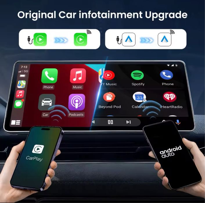 Адаптер CarlinKit Mini 5 Pro - бездротовий Apple CarPlay / AndroidAuto