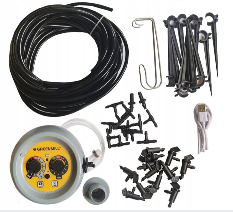 Zestaw do automatycznego podlewania roślin Greenmill GB3014C