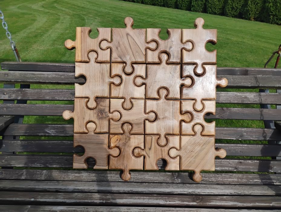 Dekoracyjny obraz-puzzle z podświetleniem LED