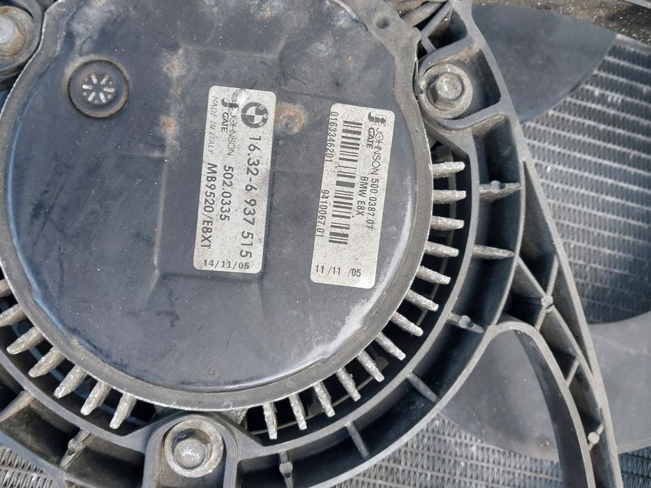 Komplet chłodnic chłodnica bmw e 90 e 91 320 d diesel 2.0  intercooler wentylator