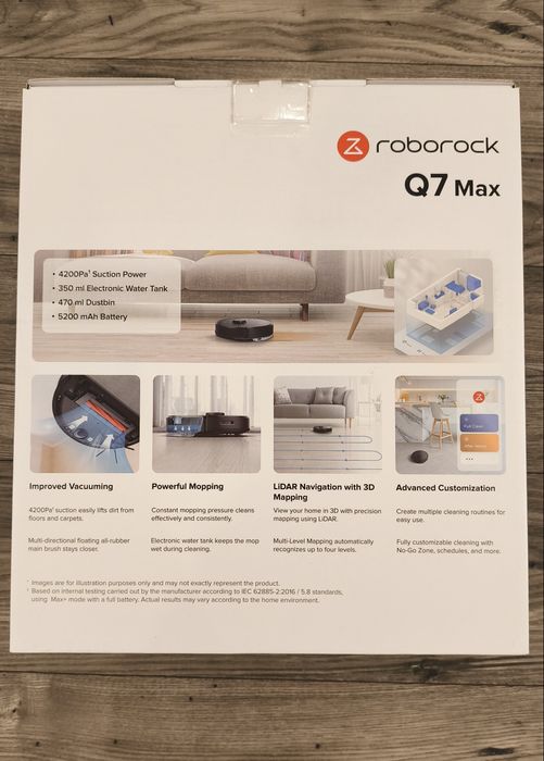 Roborock Q7 Max Czarny - Robot sprzątający