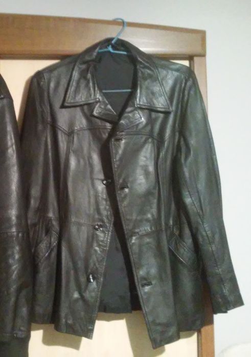 kurtka/ płaszcz skóra naturalna S/ M JANBELL