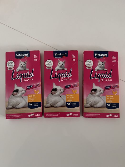 Vitakraft liquid snack smaczki dla kota