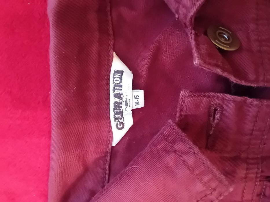 #New Look kurtka burgundowa S