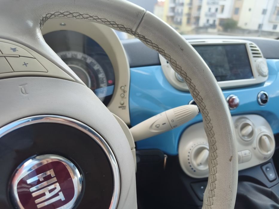 Fiat 500 Azul Céu