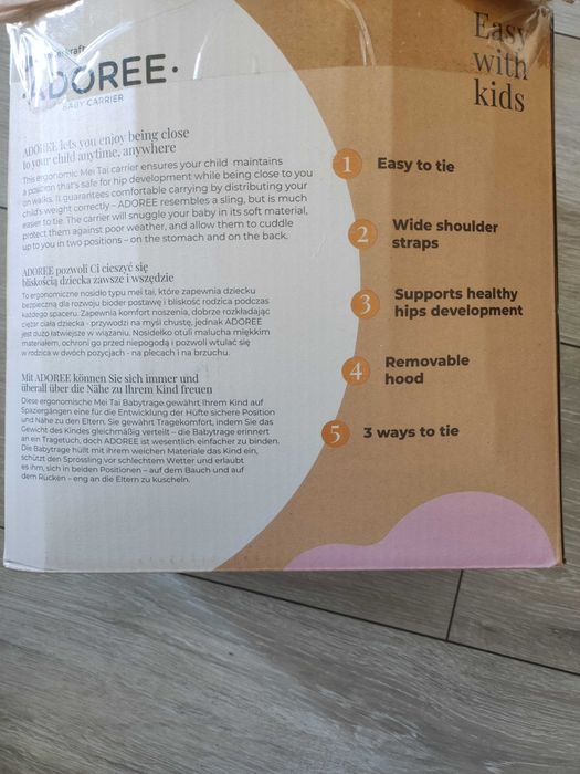 Ergonomiczne nosidło kinderkraft