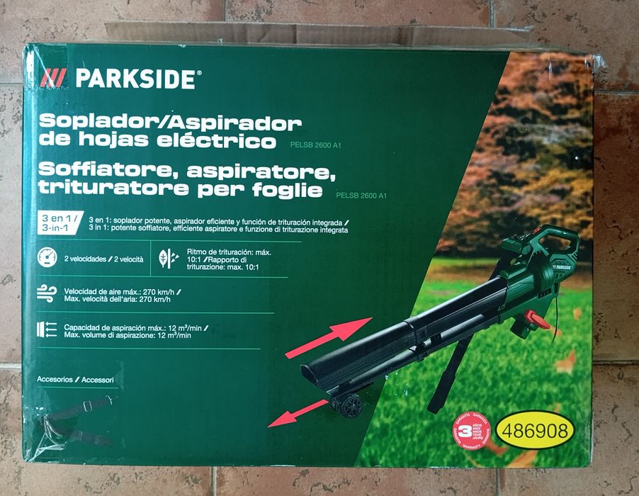Parkside Electric Vacuum/Blower for Leaves