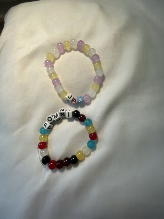 Bransoletka z koralikow szklanych komplet jax&pomni