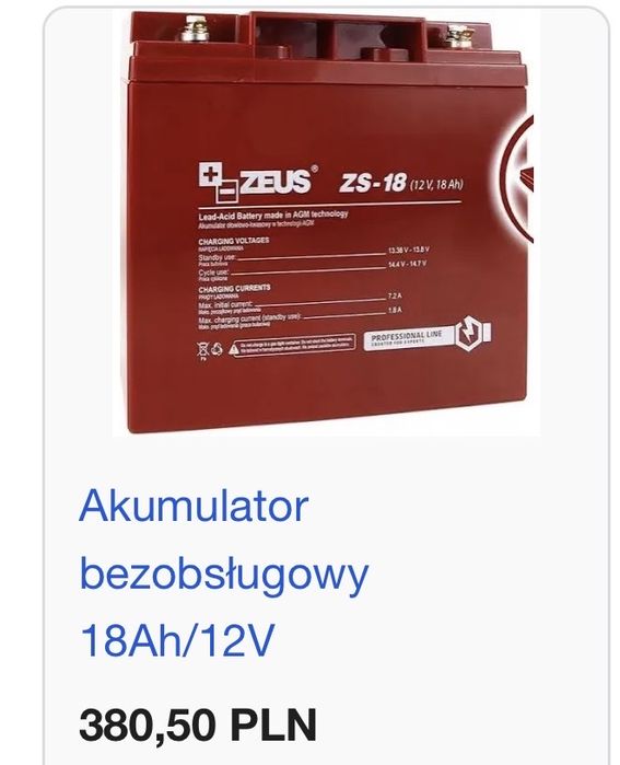 Zeus zs 18 bezobslugowy