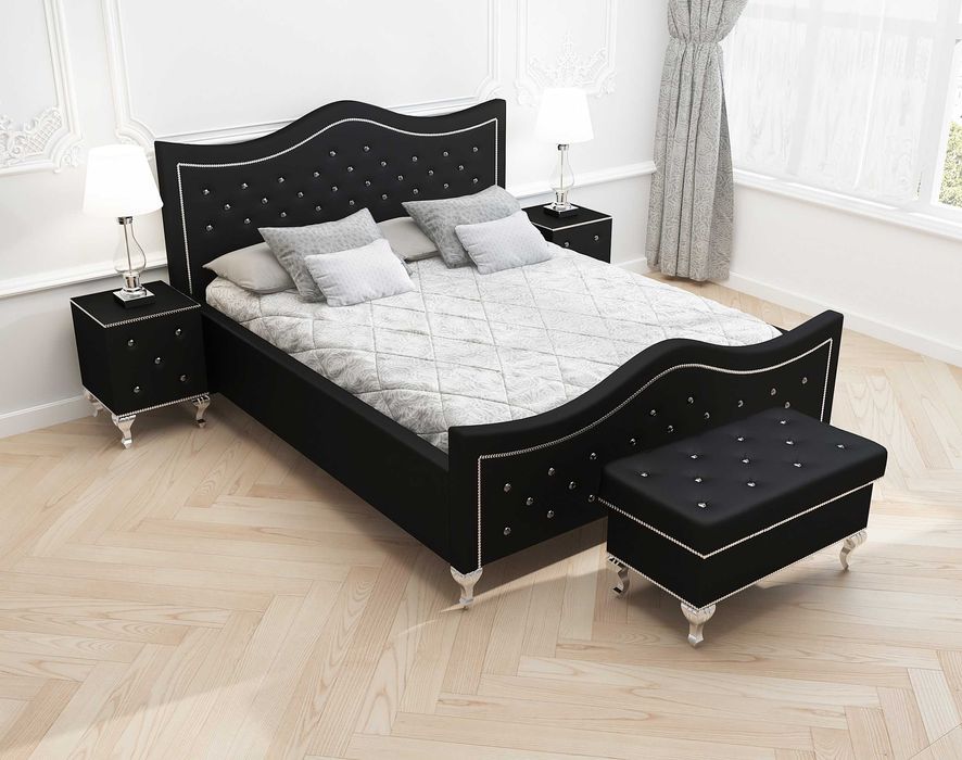 Łóżko tapicerowane  LUDWIK 120x200, 140x200, 160x200, 180x200, 200x200