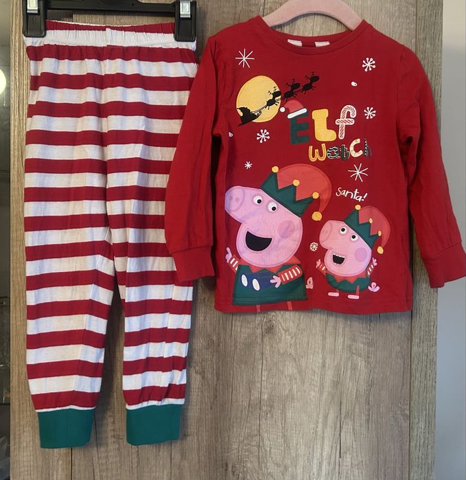 Bawełniana piżama dziewczęca Świnka Peppa TU