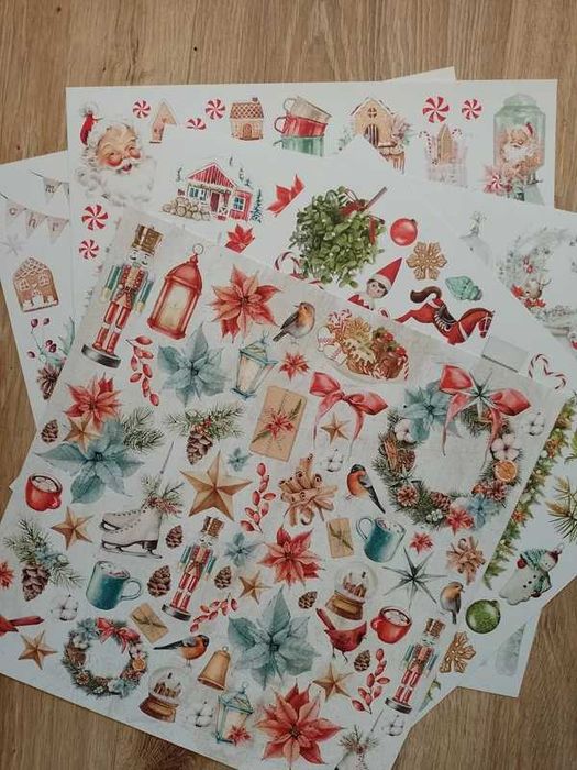 Mega zestaw papierów do scrapbookingu Mintay do wycinania - 5 okładek
