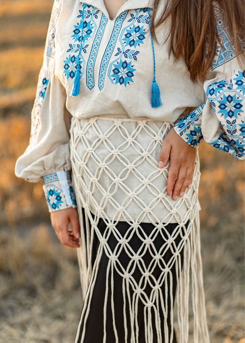 Спідниця-хустка макраме