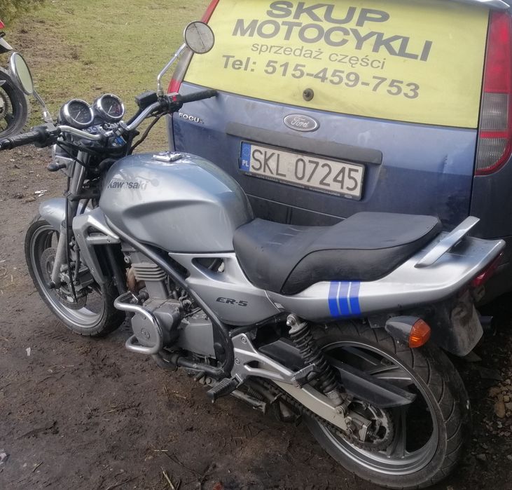 Kawasaki 500 er5 części zegary lagi silnik wydech koła swap byggy quad