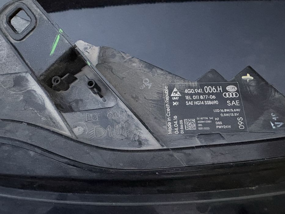 Фара права Audi A6 C7 2015-2018 Xenon USA 4g0941006h
