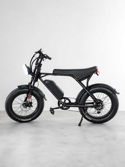 LELEKA L20 — Stylowy elektryczny FAT BIKE w stylu café racer