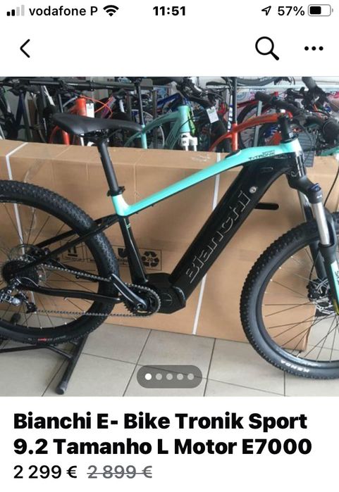 Bicicletas Bianchi desponiveis pra entrega