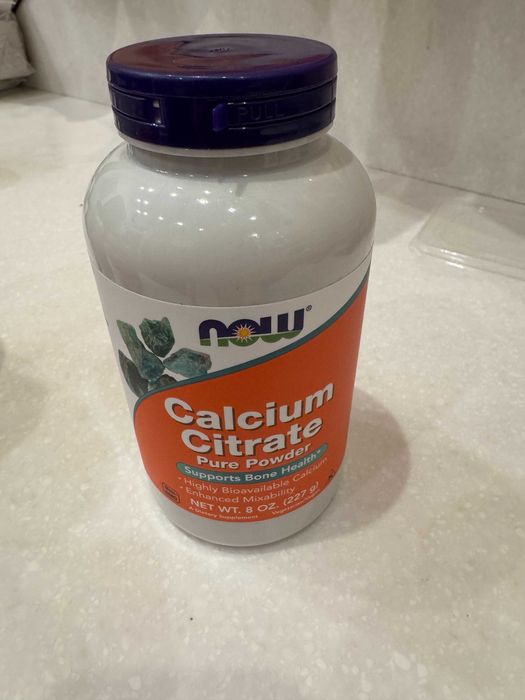 Кальцій цітрат Now foods Calcium Citrate Pure Powder