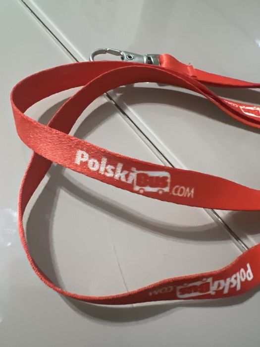 Cienka smycz do identyfikatora PolskiBus