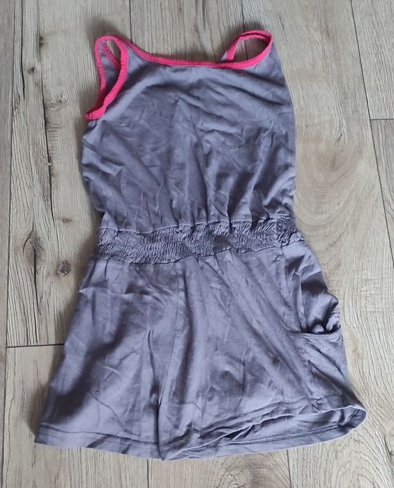 Kombinezon na ramiączkach szary 140