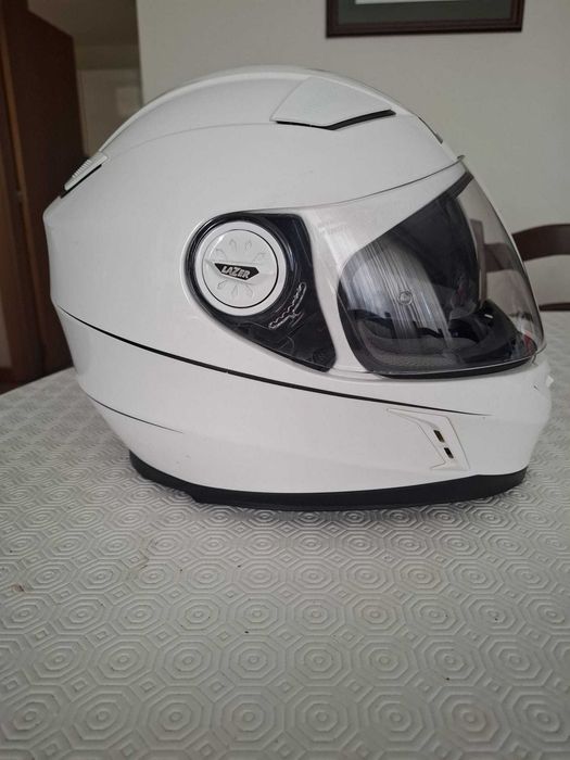 Capacete Lazer integral impecável com intercomunicador